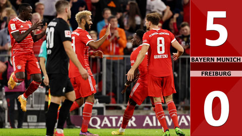 VIDEO bàn thắng Bayern Munich vs Freiburg: 5-0 (Vòng 10 Bundesliga 2022/23)