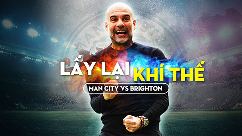 Man City vs Brighton: Haaland giúp Man xanh lấy lại khí thế 