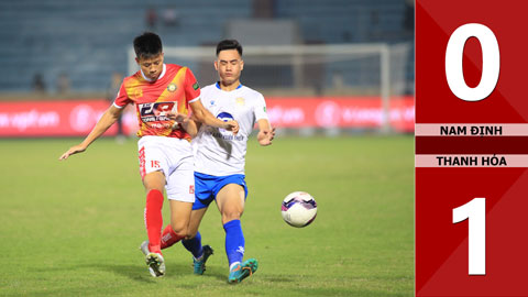 VIDEO bàn thắng Nam Định vs Thanh Hóa: 0-1 (Vòng 22 V.League 2022)