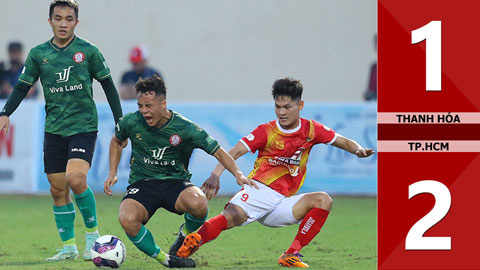 VIDEO bàn thắng Thanh Hóa vs TP.HCM: 1-2 (Vòng 23 V.League 2022)