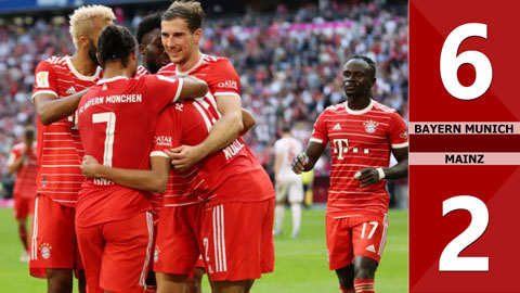 VIDEO bàn thắng Bayern vs Mainz:  6-2 (Vòng 12 Bundesliga 2022/23)