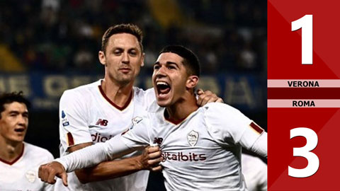 VIDEO bàn thắng Verona vs Roma: 1-3 (Vòng 12 Serie A 2022/23)