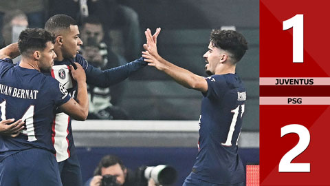 VIDEO bàn thắng Juventus vs PSG: 1-2 (Vòng bảng Champions League 2022/23)