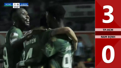 VIDEO bàn thắng TP.HCM vs SHB.ĐN: 3-0 (Vòng 24 V.League 2022)