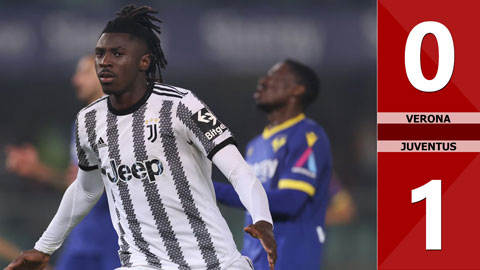 VIDEO bàn thắng Verona vs Juventus: 0-1 (Vòng 14 Serie A 2022/23)