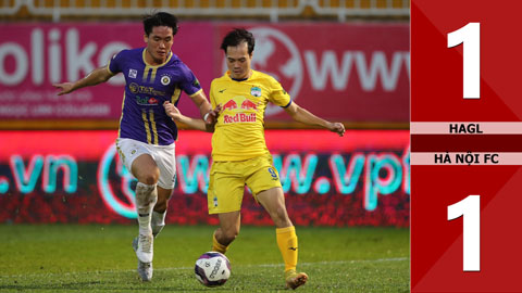 VIDEO bàn thắng HAGL vs Hà Nội FC: 1-1 (Vòng 26 V.League 2022)