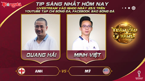 Trận cầu vàng: Anh hay Mỹ sẽ mang niềm vui đến cho các nhà đầu tư