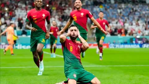 Bruno Fernandes thi đấu ấn tượng thế nào trước Uruguay