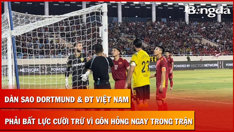 Trận Việt Nam vs Dortmund bị gián đoạn vì sự cố lịch sử