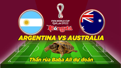 Thần rùa dự đoán 3/12: Argentina vs Australia