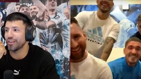 Messi bị 'vệ sĩ' cưỡng hôn trên sóng trực tiếp