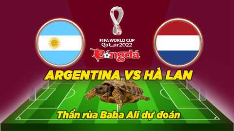 Thần rùa dự đoán 9/12: Argentina vs Hà Lan