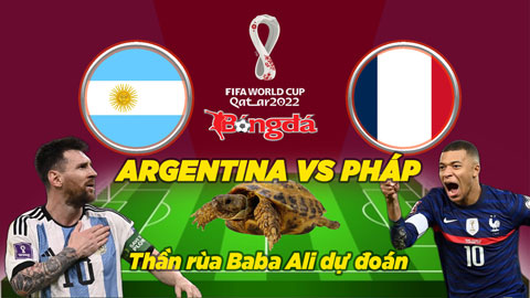 Thần rùa dự đoán trận chung kết Argentina vs Pháp