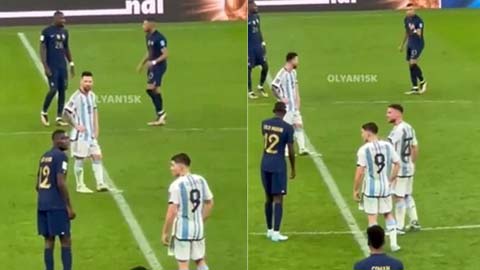 Mbappe ăn mừng khiêu khích Messi sau khi ghi bàn gỡ hòa