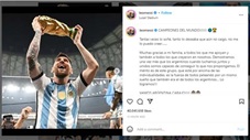 Messi viết tâm thư gây bão sau khi vô địch World Cup