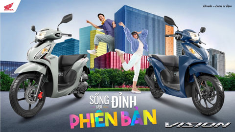 Honda Vision 2023 phiên bản thể thao – năng động và thời trang
