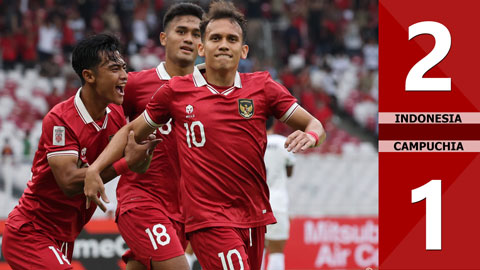 VIDEO bàn thắng Indonesia vs  Campuchia: 2-1 (Bảng A - AFF Cup 2022)