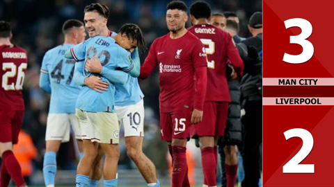 VIDEO bàn thắng Man City vs Liverpool: 3-2 (Vòng 4 League Cup 2022/23)