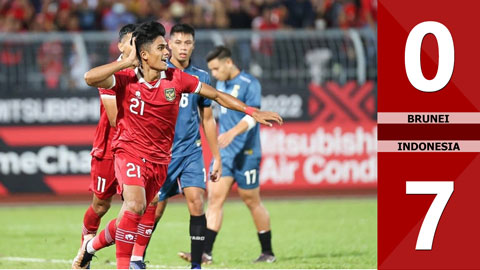 VIDEO bàn thắng Brunei vs Indonesia: 0-7 (Bảng A - AFF Cup 2022)