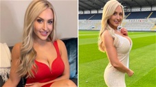 Mướt mắt với nữ MC siêu vòng 1 của Leeds United
