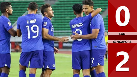 VIDEO bàn thắng Lào vs Singapore: 0-2 (Bảng B - AFF Cup 2022)