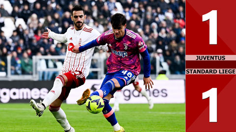 VIDEO bàn thắng Juventus vs Standard Liege: 1-1 (Giao hữu CLB 2022)