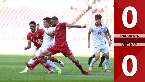 VIDEO bàn thắng Indonesia vs Việt Nam: 0-0 (Bán kết lượt đi AFF Cup 2022)