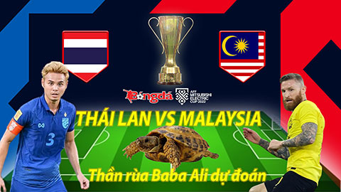 Thần rùa dự đoán AFF Cup 2022: Thái Lan vs Malaysia