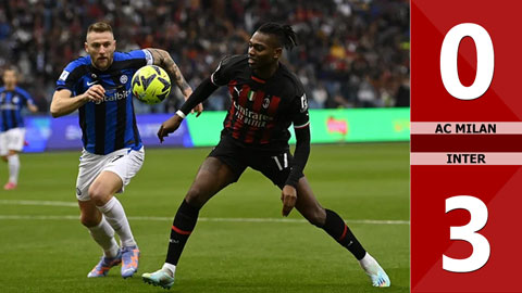 VIDEO bàn thắng AC Milan vs Inter: 0-3 (Siêu cúp  Italia 2022)