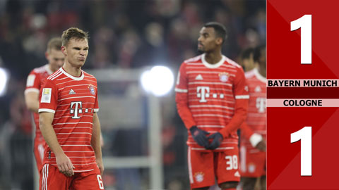 VIDEO bàn thắng Bayern Munich vs Cologne: 1-1 (Vòng 17 Bundesliga 2022/23)