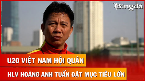 U20 Việt Nam chuẩn bị cho giải châu Á, HLV Hoàng Anh Tuấn dành nhiều kỳ vọng