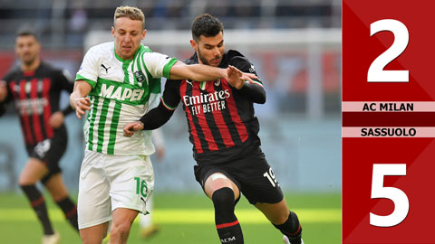 VIDEO bàn thắng AC Milan vs Sassuolo: 2-5 (Vòng 20 Serie A 2022/23)