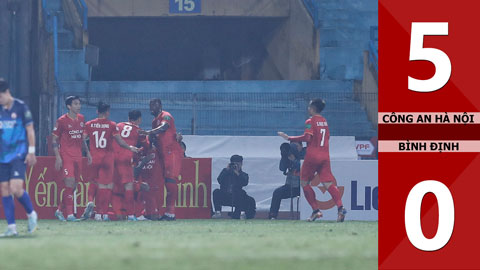 VIDEO bàn thắng Công an Hà Nội vs Bình Định: 5-0 (Vòng 1 V.League 2023)