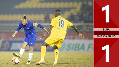 VIDEO bàn thắng SLNA vs SHB. Đà Nẵng: 1-1 (Vòng 1 V.League 2023)