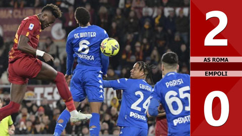 VIDEO bàn thắng Roma vs Empoli: 2-0 (Vòng 21 Serie A 2022/23)