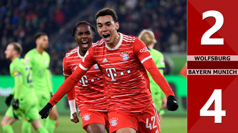 VIDEO bàn thắng Wolfsburg vs Bayern Munich: 2-4 (Vòng 19 Bundesliga 2022/23)