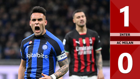 VIDEO bàn thắng Inter vs AC Milan: 1-0 (Vòng 21 Serie A 2022/23)