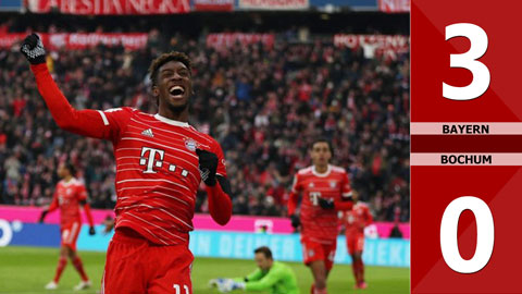VIDEO bàn thắng Bayern vs Bochum: 3-0 (Vòng 20 Bundesliga 2022/23)