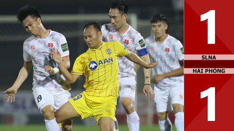 VIDEO bàn thắng SLNA vs Hải Phòng: 1-1 (Vòng 3 V.League 2023)