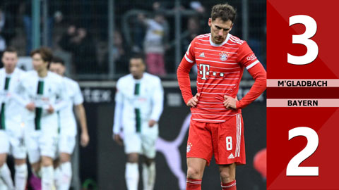VIDEO bàn thắng M'Gladbach vs Bayern: 3-2 (Vòng 21 Bundesliga 2022/23)
