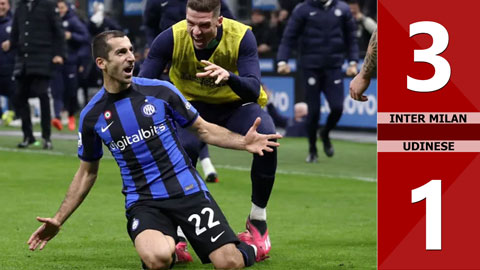 VIDEO bàn thắng  Inter Milan vs Udinese: 3-1 (Vòng 22 Serie A 2022/23)