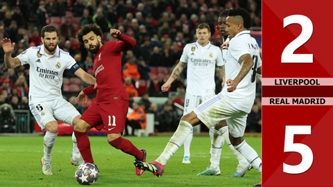 VIDEO bàn thắng Liverpool vs Real Madrid: 2-5 (Lượt đi vòng 1/8 Champions League 2022/23)
