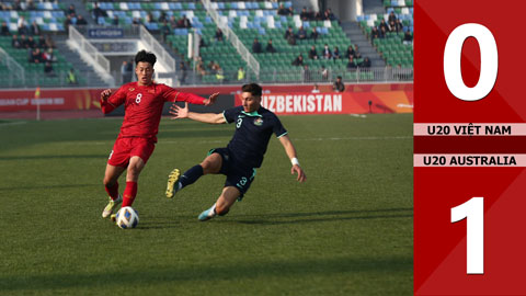VIDEO bàn thắng U20 Việt Nam vs U20 Australia: 1-0 (Bảng B - VCK U20 châu Á 2023)