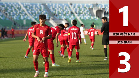 VIDEO bàn thắng U20 Việt Nam vs U20 Iran: 1-3 (Bảng B - VCK U20 châu Á 2023)