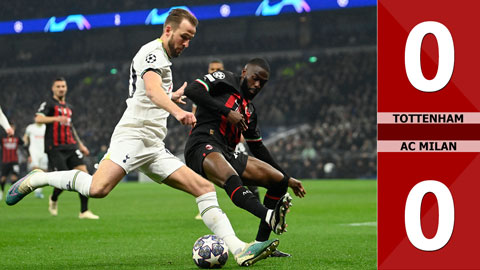 VIDEO bàn thắng Tottenham vs AC Milan: 0-0 (Lượt về vòng 1/8 Champions League 2022/23)