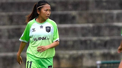 Huỳnh Như suýt ghi bàn trong trận thua của Lank FC trước Braga