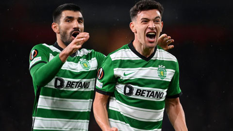 Sửng sốt với siêu phẩm sút xa hơn 40m từ giữa sân của sao Sporting vào lưới Arsenal