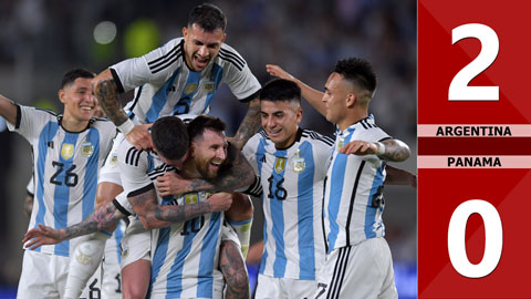 VIDEO bàn thắng Argentina vs Panama: 2-0 (Giao hữu Quốc tế 2023)