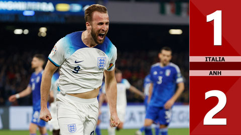 VIDEO bàn thắng Italia vs Anh: 1-2 (Vòng loại Euro 2024)