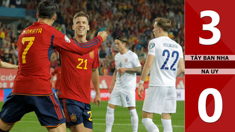 VIDEO bàn thắng Tây Ban Nha vs Na Uy: 3-0 (Vòng loại Euro 2024)